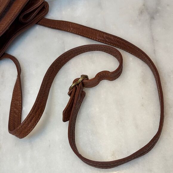 Coach Bag Purse Handbag Vintage ale Pebbled Drawstring Backpack Bag Pocketbook - Picture 16 of 16